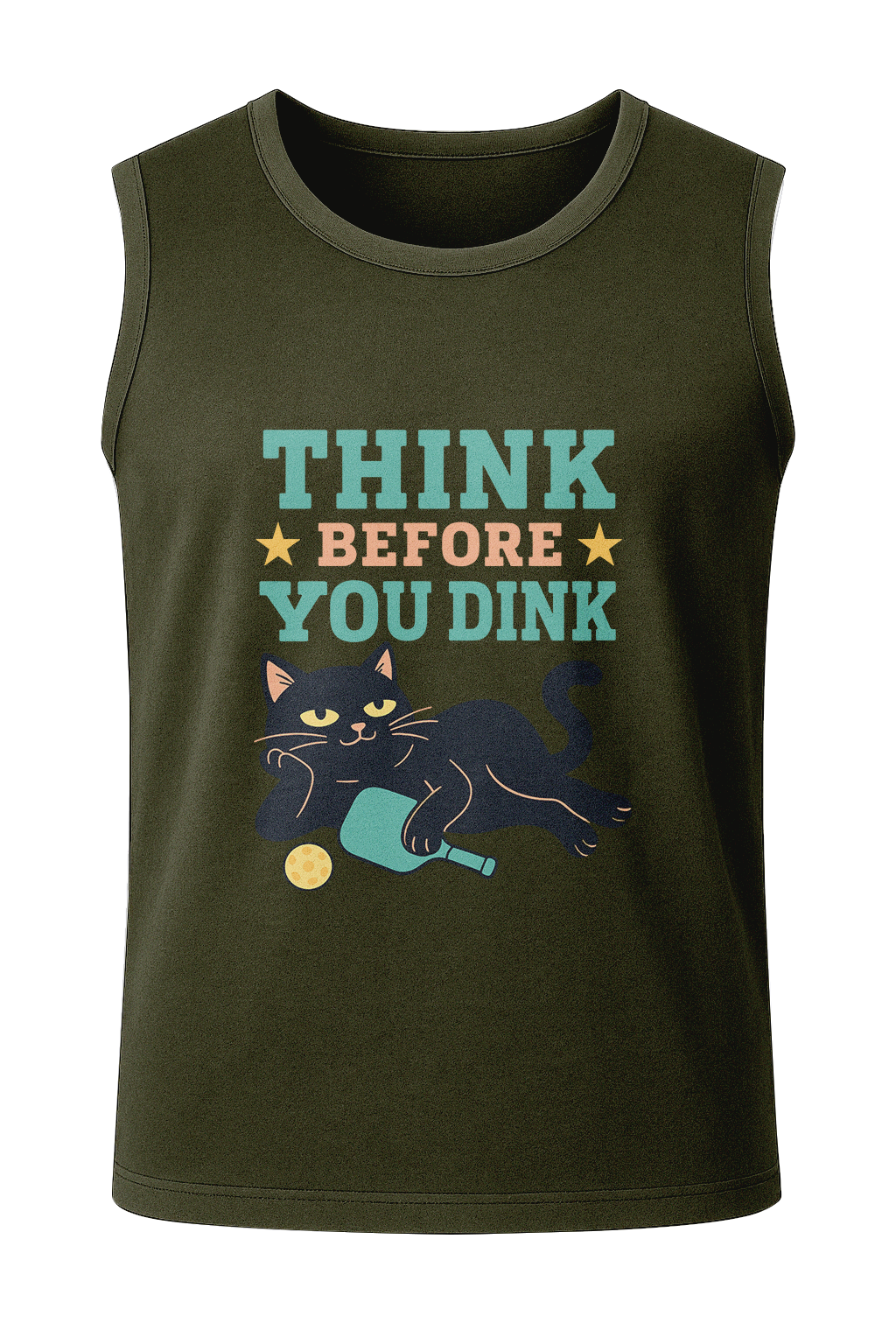 Think Before You Dink - Men's Sleeveless T-Shirt