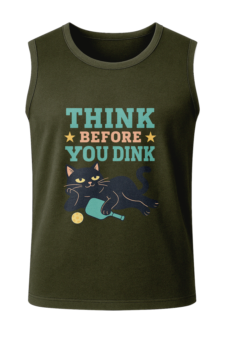 Think Before You Dink - Men's Sleeveless T-Shirt
