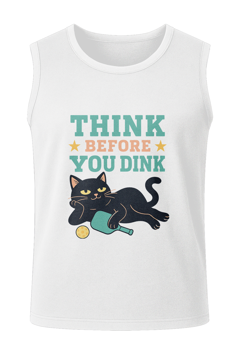 Think Before You Dink - Men's Sleeveless T-Shirt