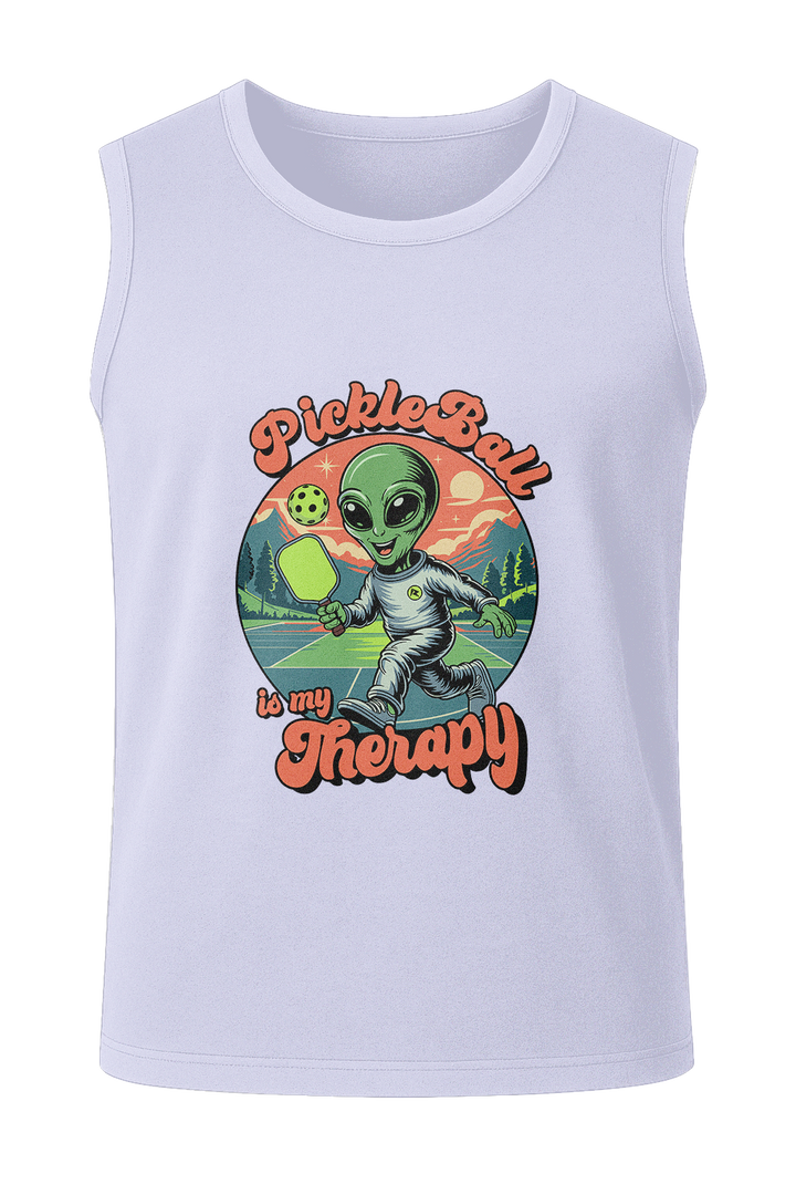Pickleball is My Therapy - Men's Sleeveless T-Shirt