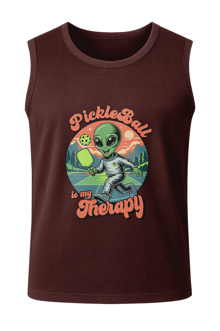 Pickleball is My Therapy - Men's Sleeveless T-Shirt