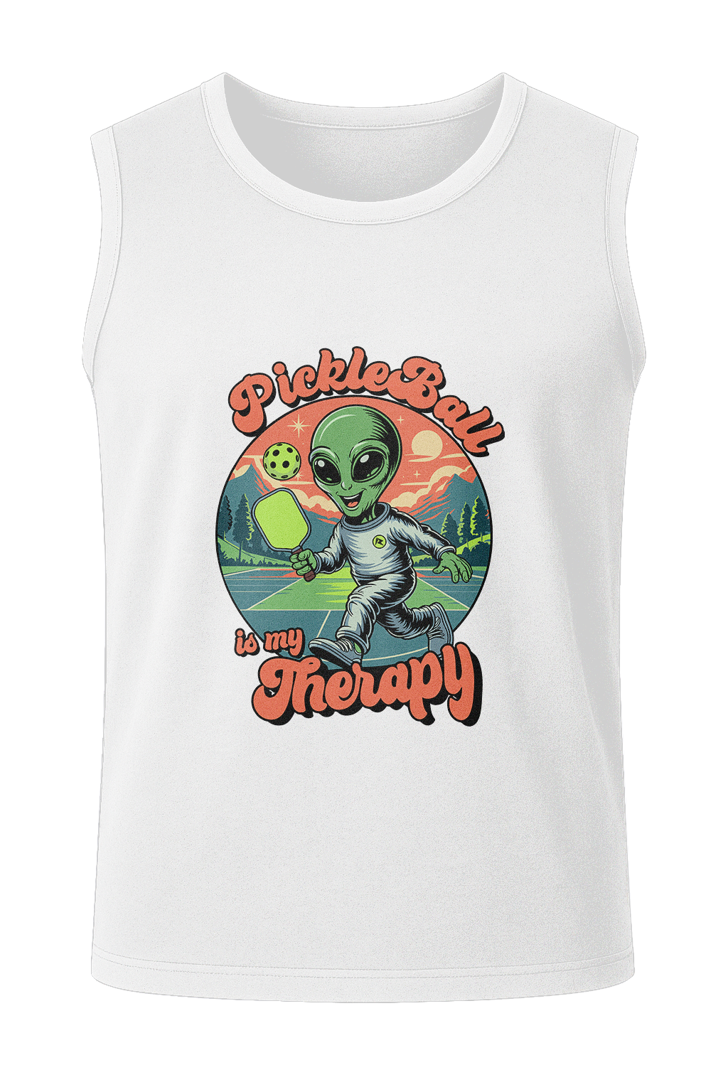 Pickleball is My Therapy - Men's Sleeveless T-Shirt