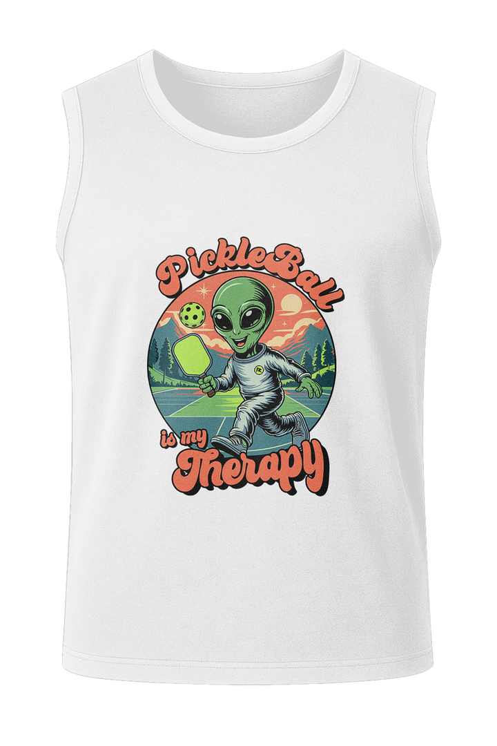 Pickleball is My Therapy - Men's Sleeveless T-Shirt