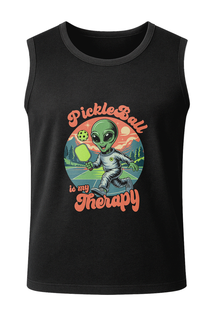 Pickleball is My Therapy - Men's Sleeveless T-Shirt