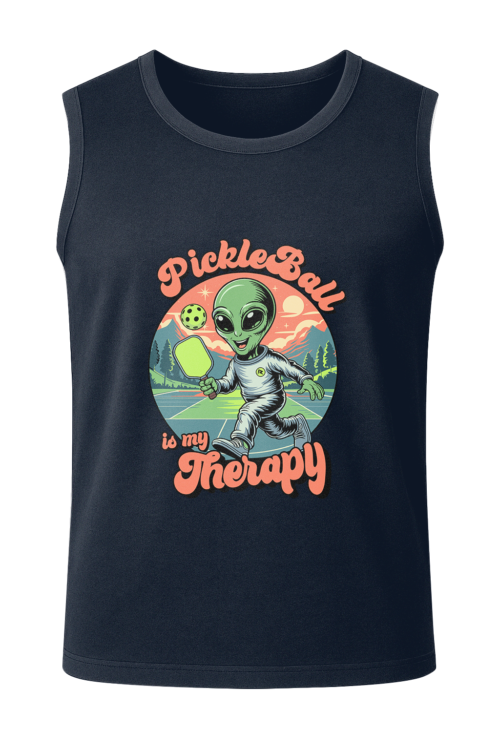 Pickleball is My Therapy - Men's Sleeveless T-Shirt