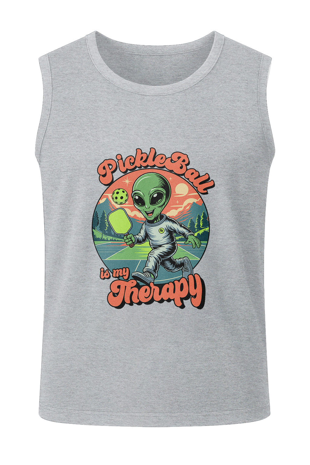Pickleball is My Therapy - Men's Sleeveless T-Shirt