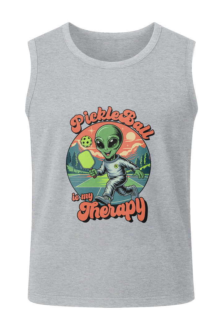 Pickleball is My Therapy - Men's Sleeveless T-Shirt