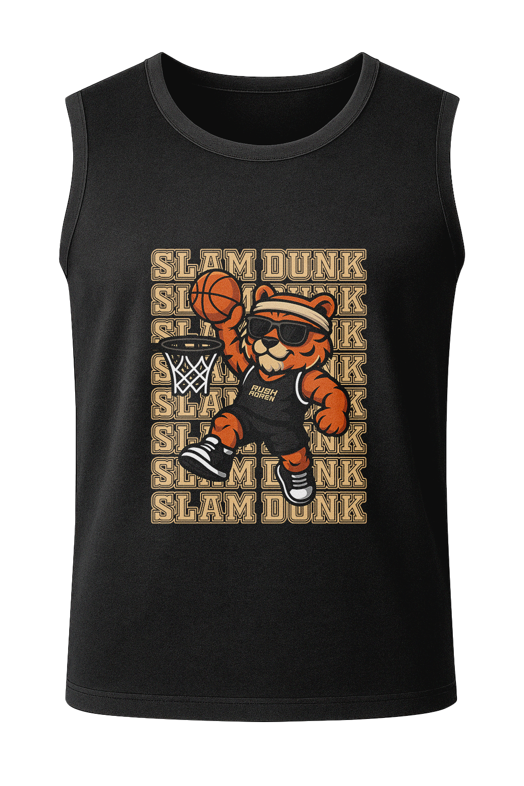Slam Dunk Tiger - Men's Sleeveless T-Shirt
