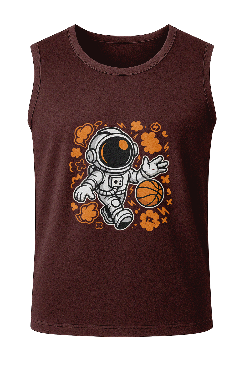 Cosmic Crossover Astronaut Basketball - Men's Sleeveless T-Shirt