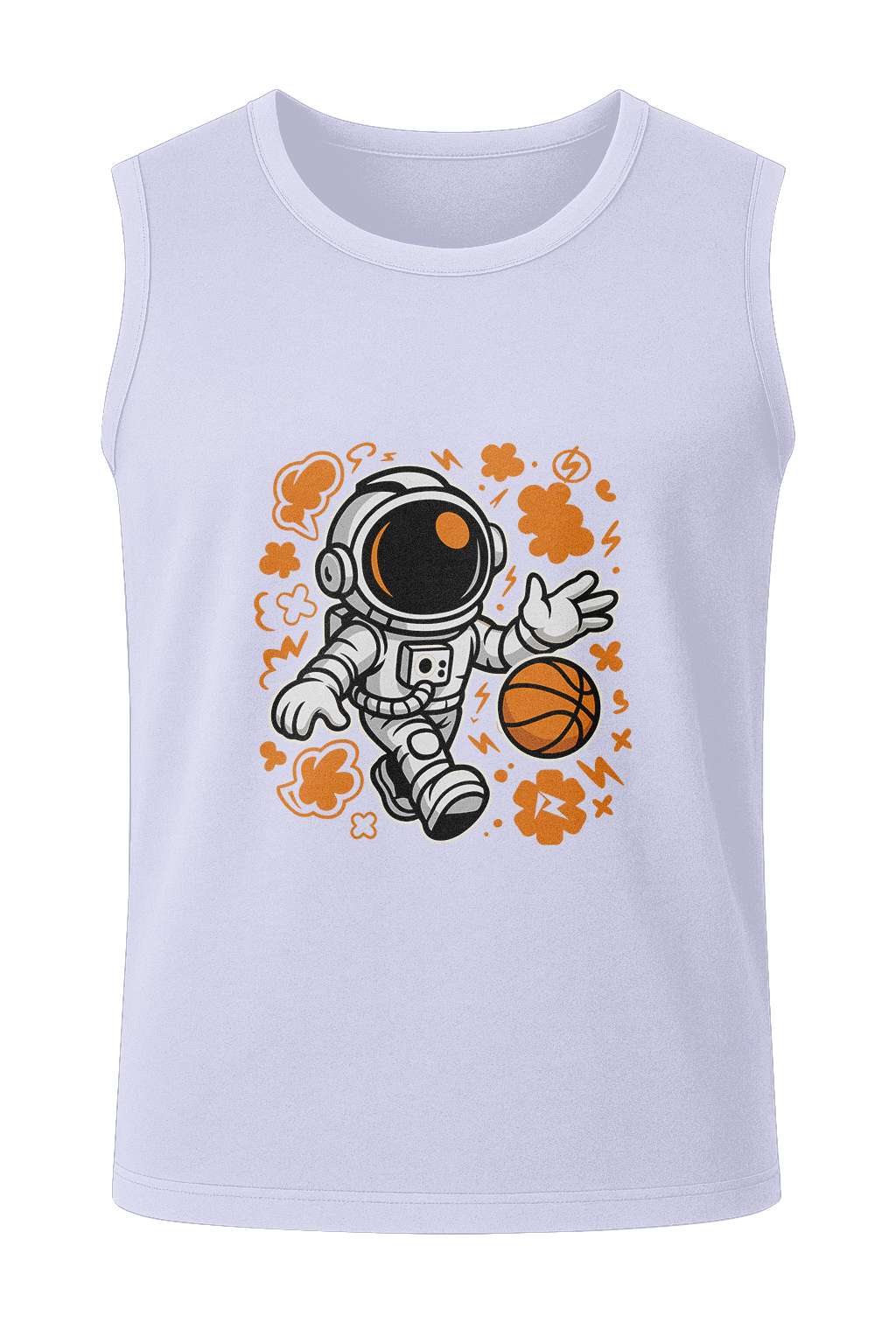 Cosmic Crossover Astronaut Basketball - Men's Sleeveless T-Shirt