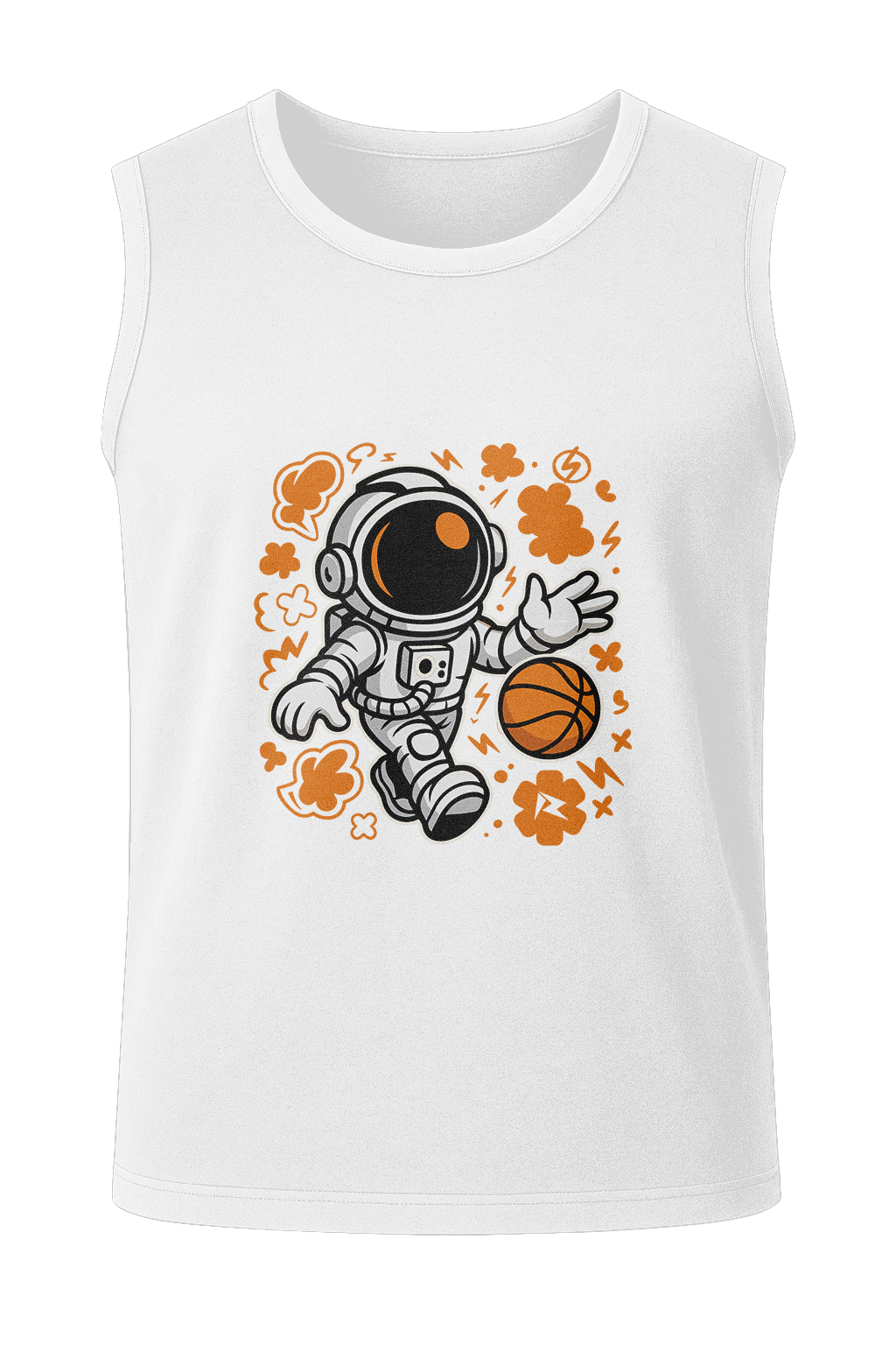 Cosmic Crossover Astronaut Basketball - Men's Sleeveless T-Shirt