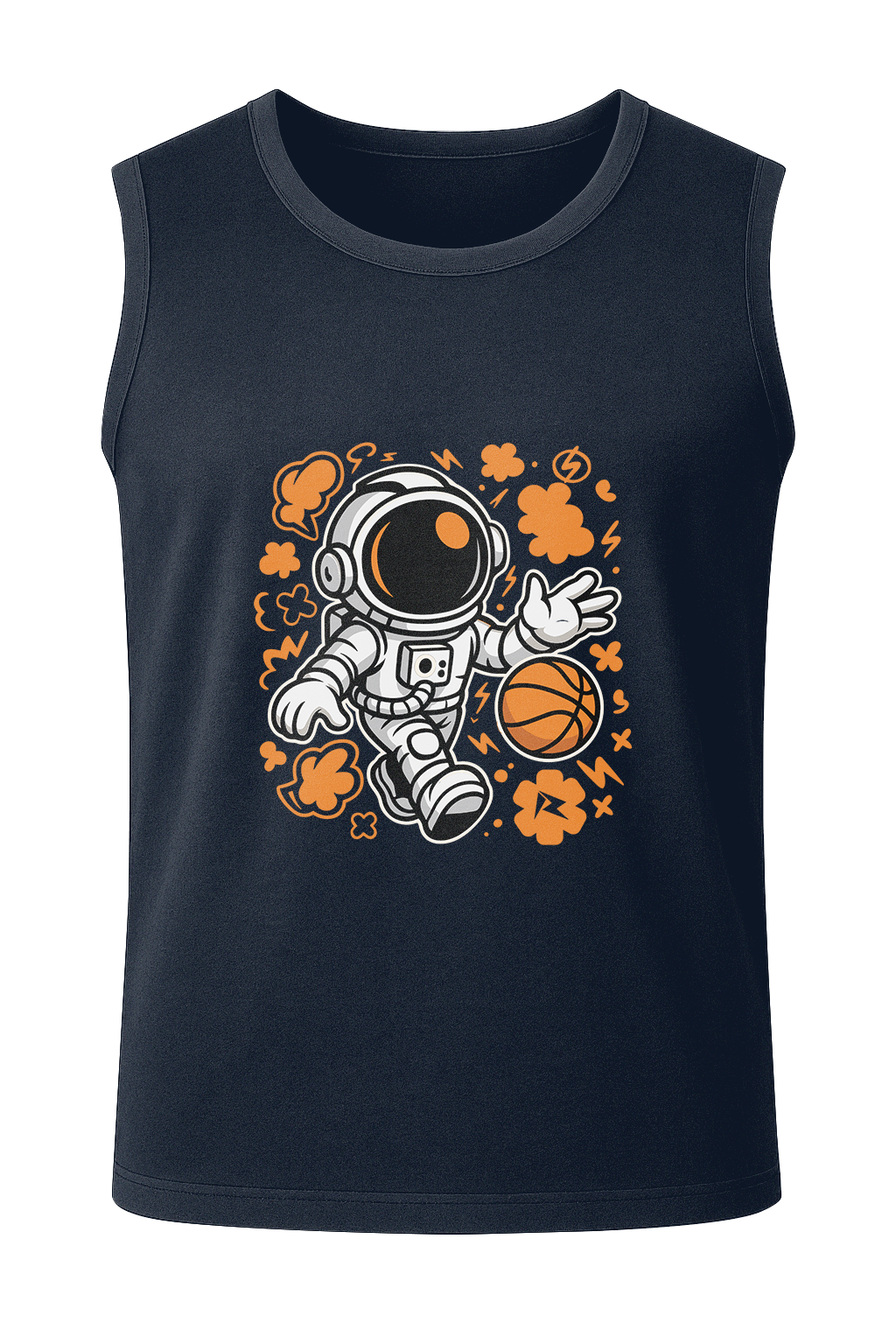 Cosmic Crossover Astronaut Basketball - Men's Sleeveless T-Shirt