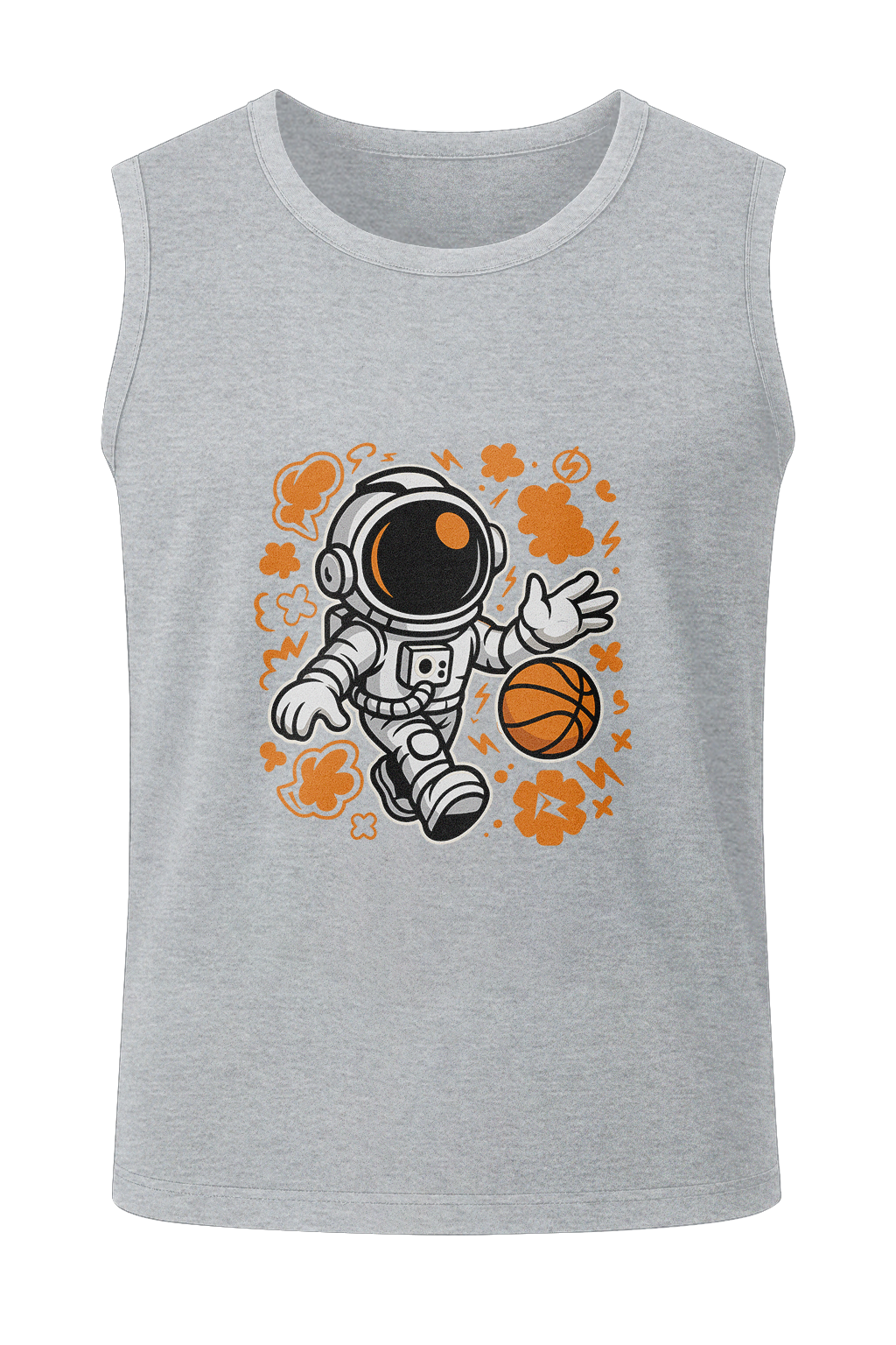 Cosmic Crossover Astronaut Basketball - Men's Sleeveless T-Shirt