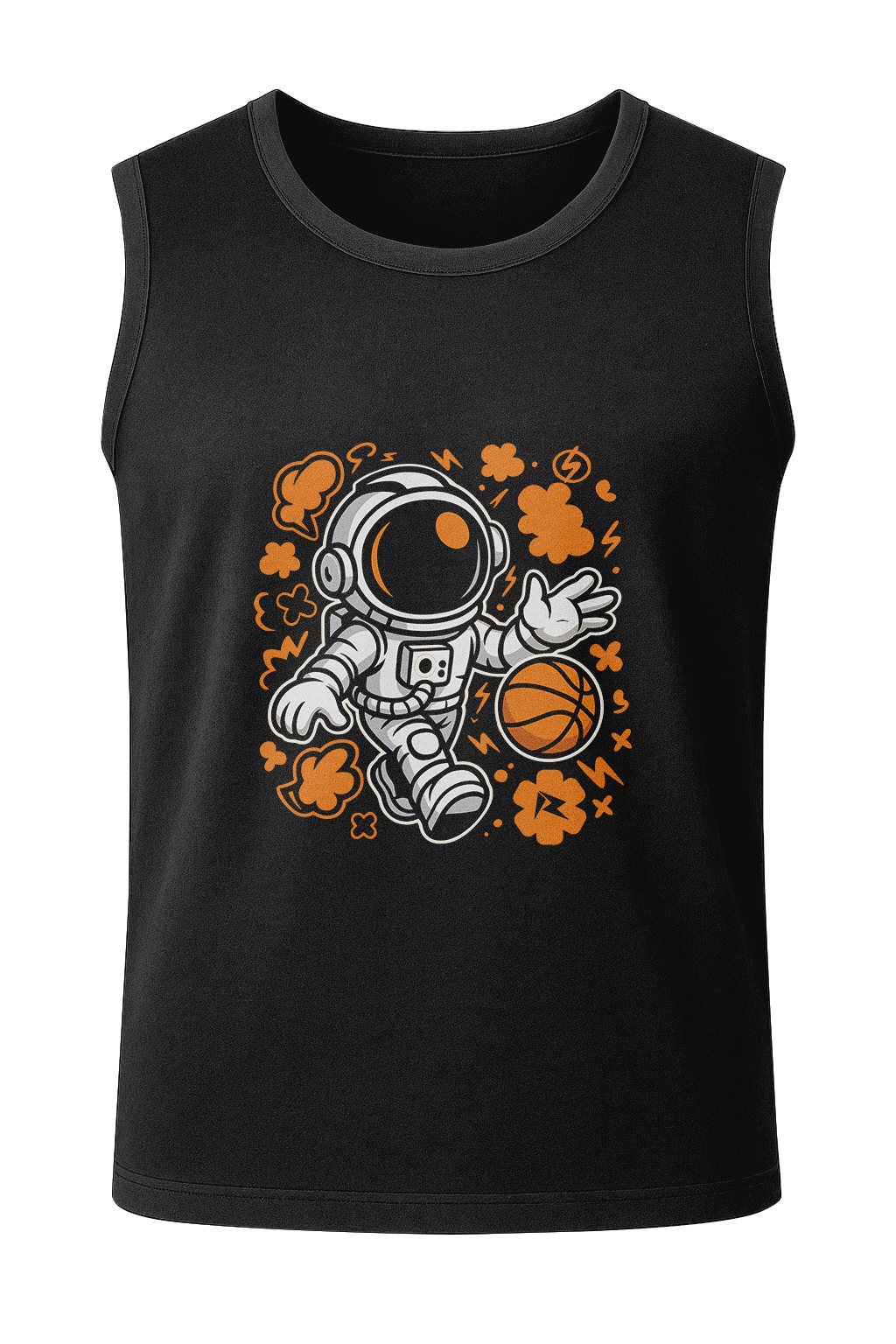 Cosmic Crossover Astronaut Basketball - Men's Sleeveless T-Shirt