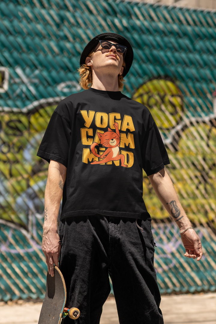 Yoga Calm Mind - Men's Oversized Classic T-Shirt