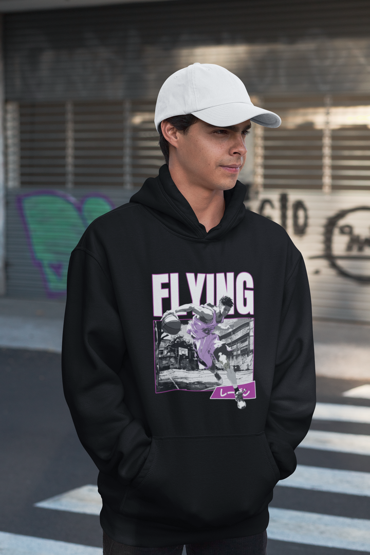Flying Basketball Anime - Men's Hoodie