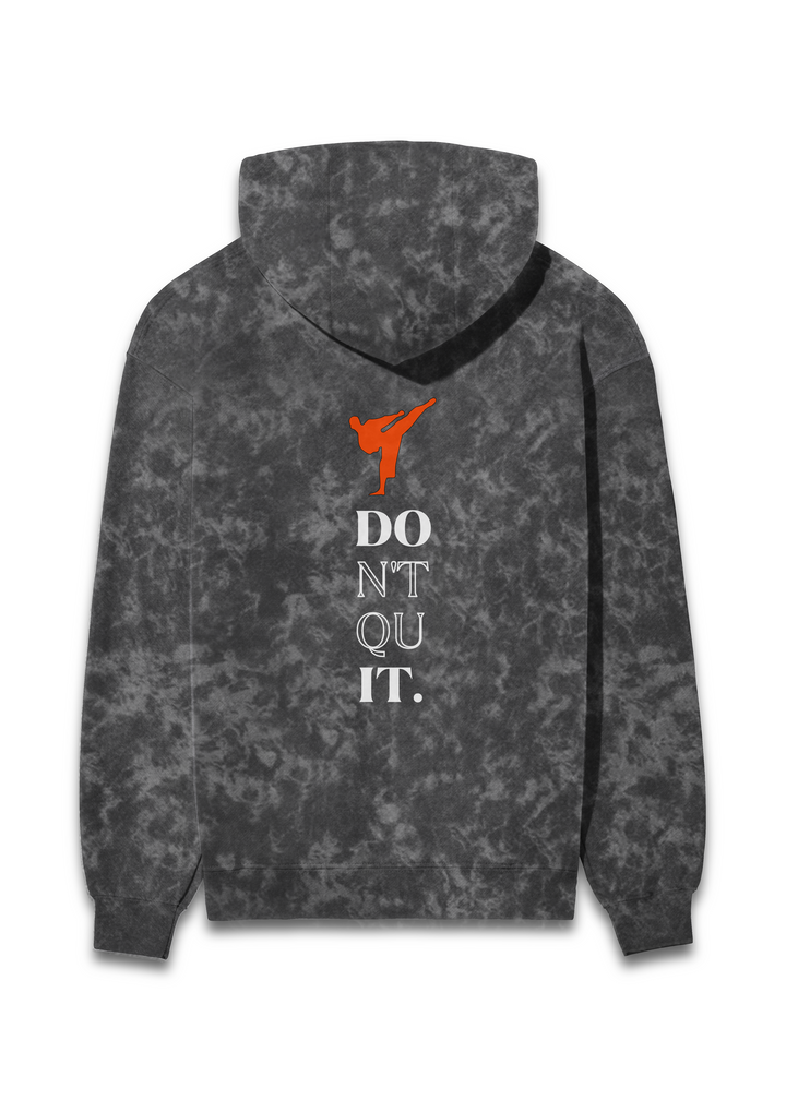 Don’t Quit Karate Acid Wash Hoodie