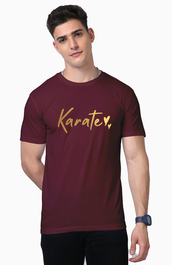 Men's Karate Gold Vinyl Supima T-Shirt