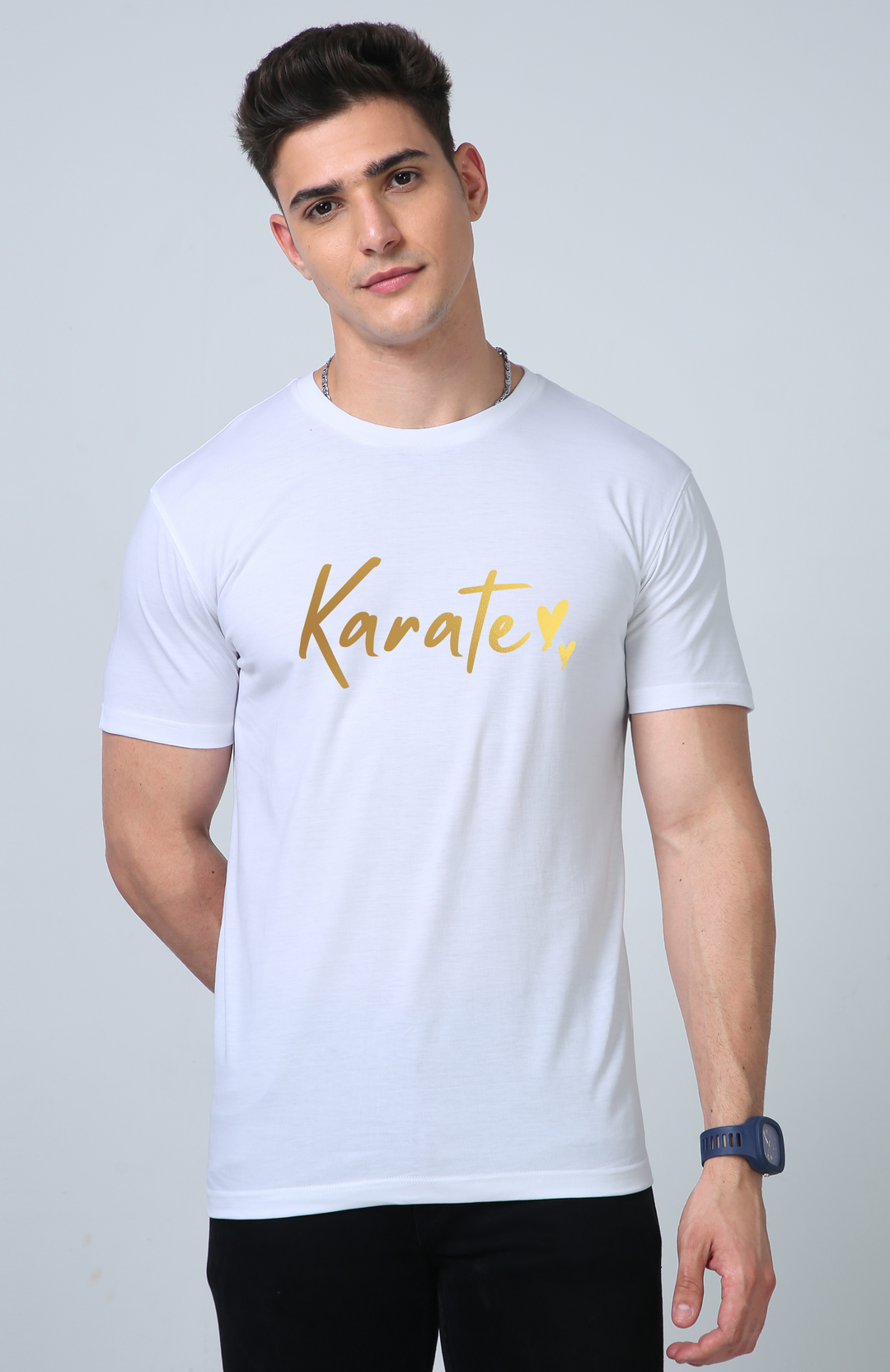 Men's Karate Gold Vinyl Supima T-Shirt