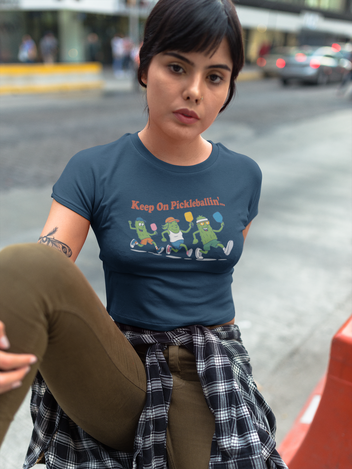 Keep On Pickleballin - Crop Top