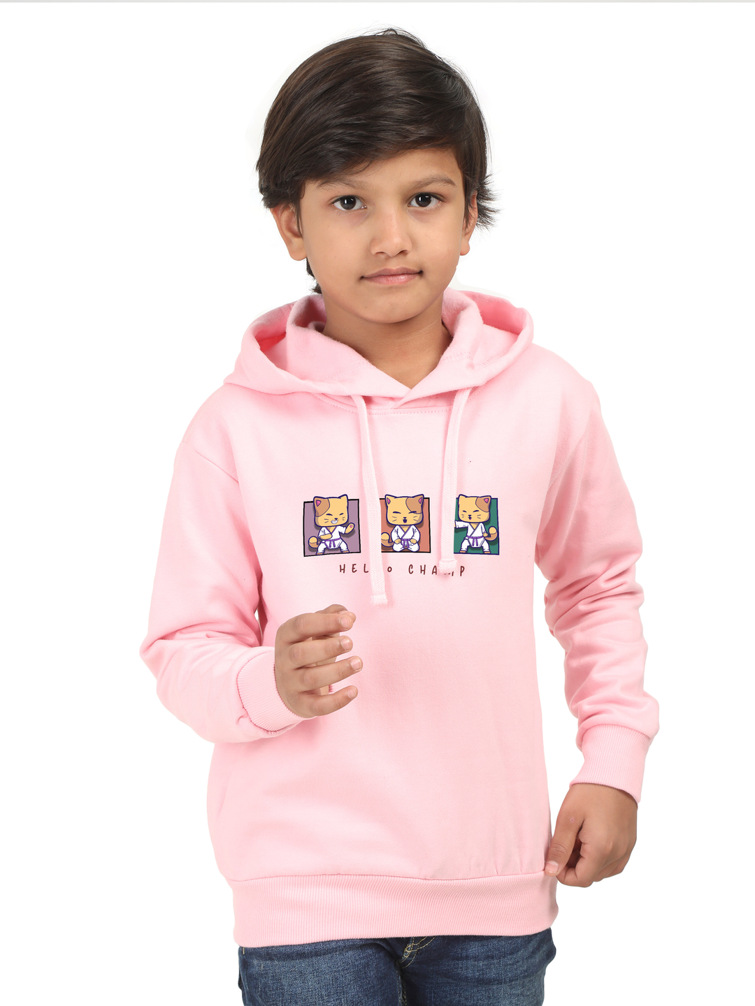 Boys Hello Champ Classic Hoodie