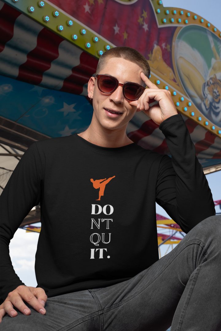 Karate Don't Quit Graphic T-Shirt