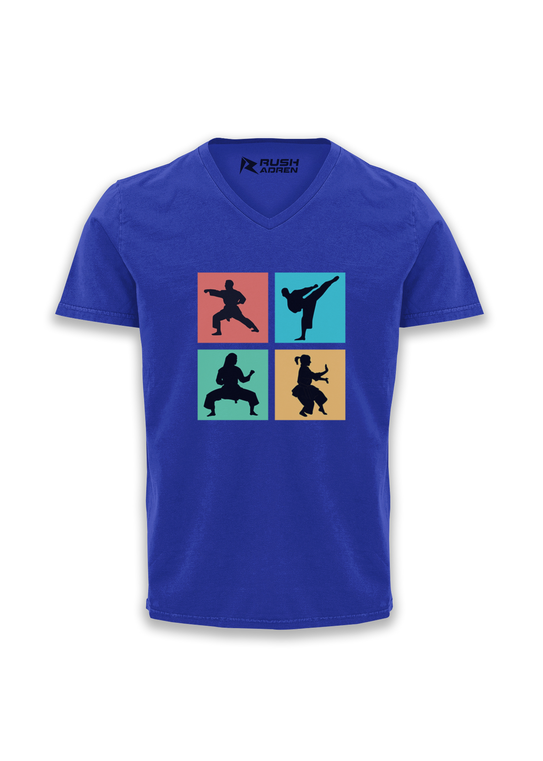 Pop Art Karate Moves V-neck T-Shirt