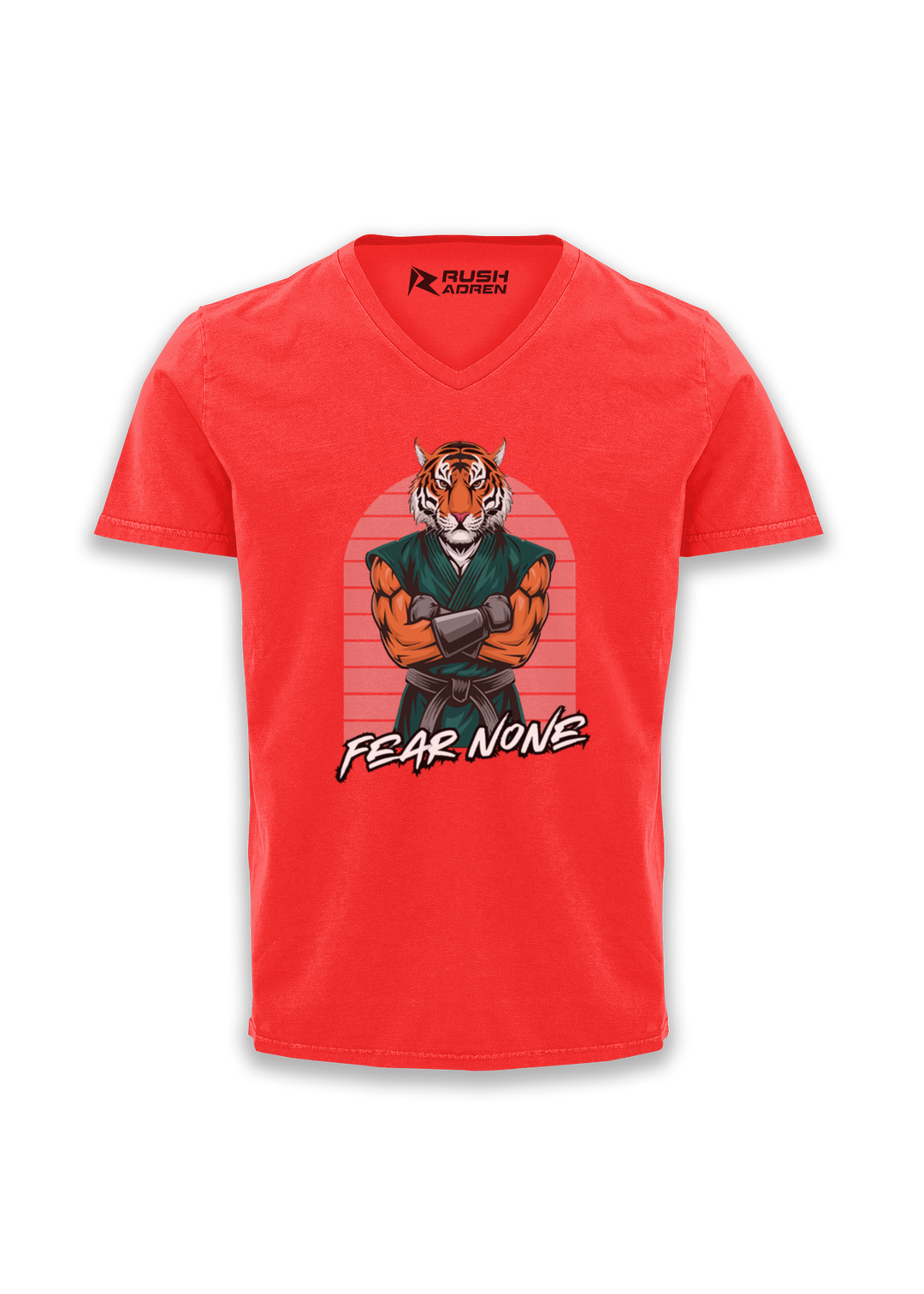 Tiger Warrior V-neck T-Shirt