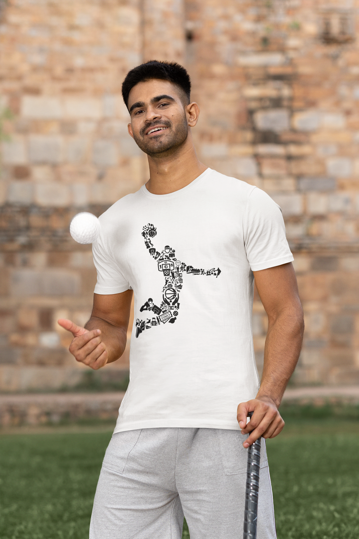 Basketball Dunk - Men's Classic Crew T-Shirt
