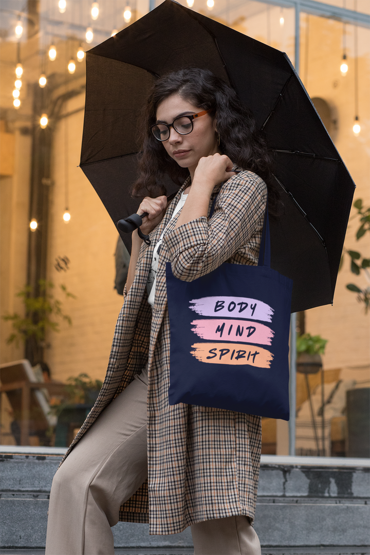 Body Mind Spirit Tote Bag