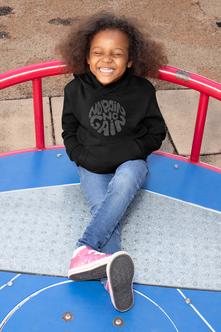 No Pain No Gain - Gym Kids Hoodie