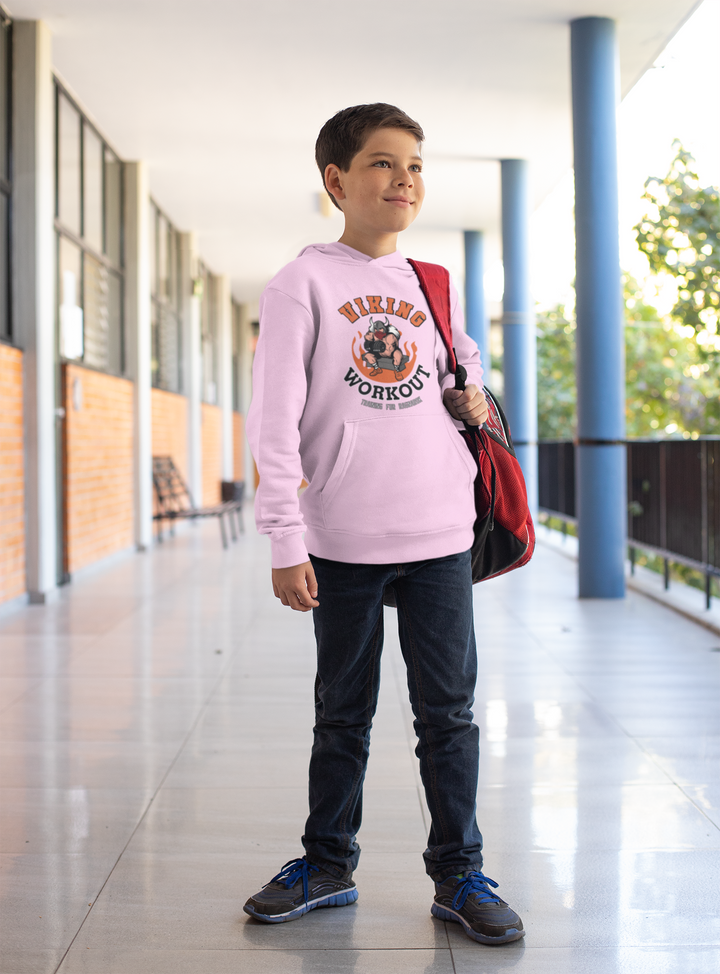 Viking Workout - Gym Kids Hoodie