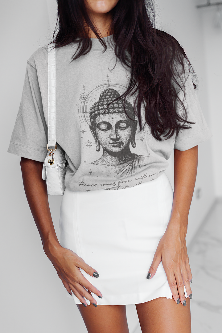 Peace Comes From Within - Women's Oversized Classic T-Shirt