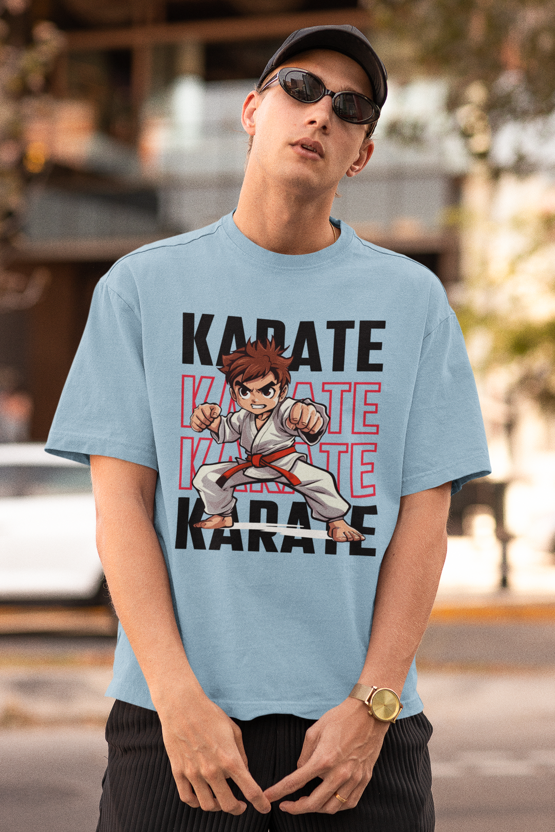 Karate Champ Terry Oversized T-Shirt