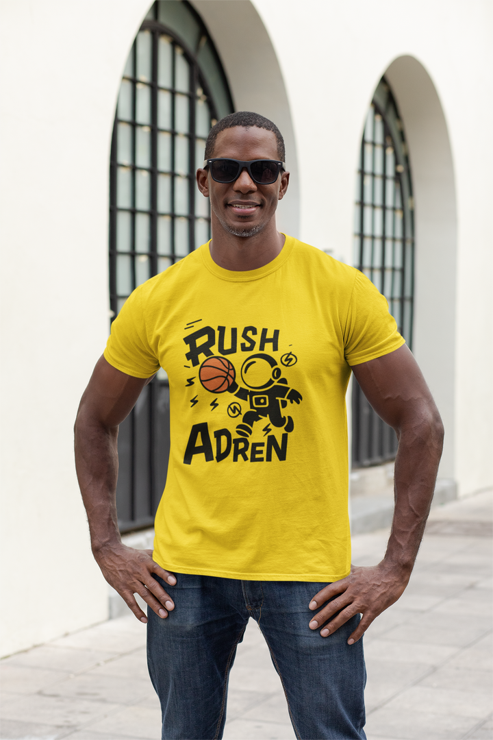Rush Adren Astronaut Basketball - Men's Classic Crew T-Shirt