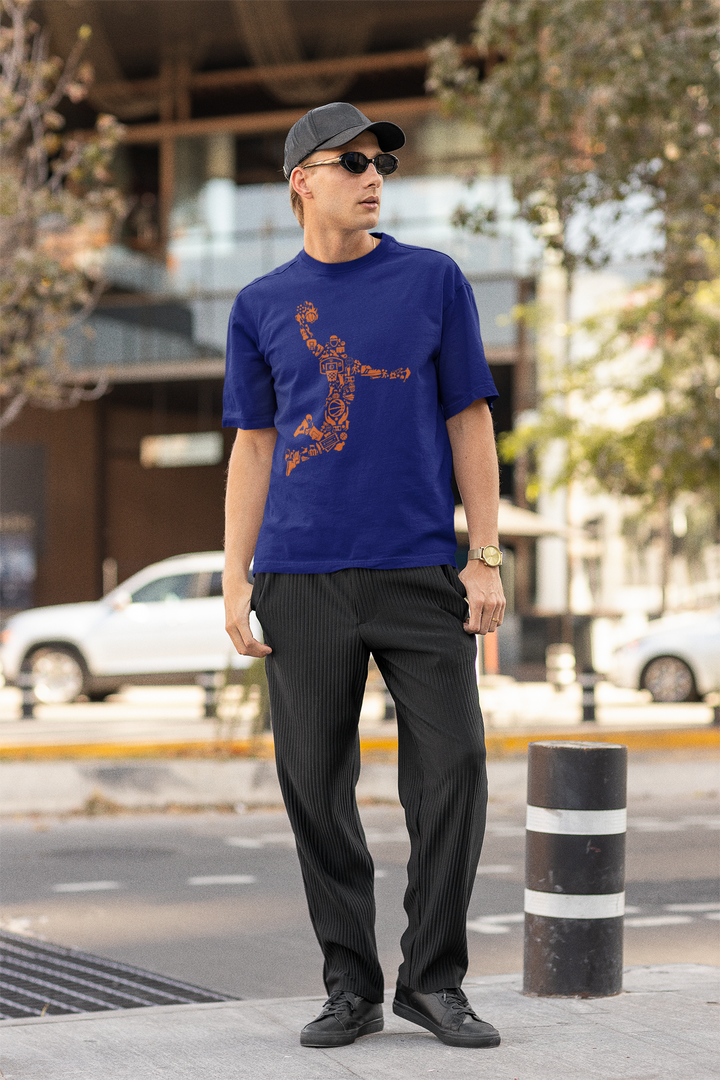 Masked Momentum - Men's Oversized Classic T-Shirt
