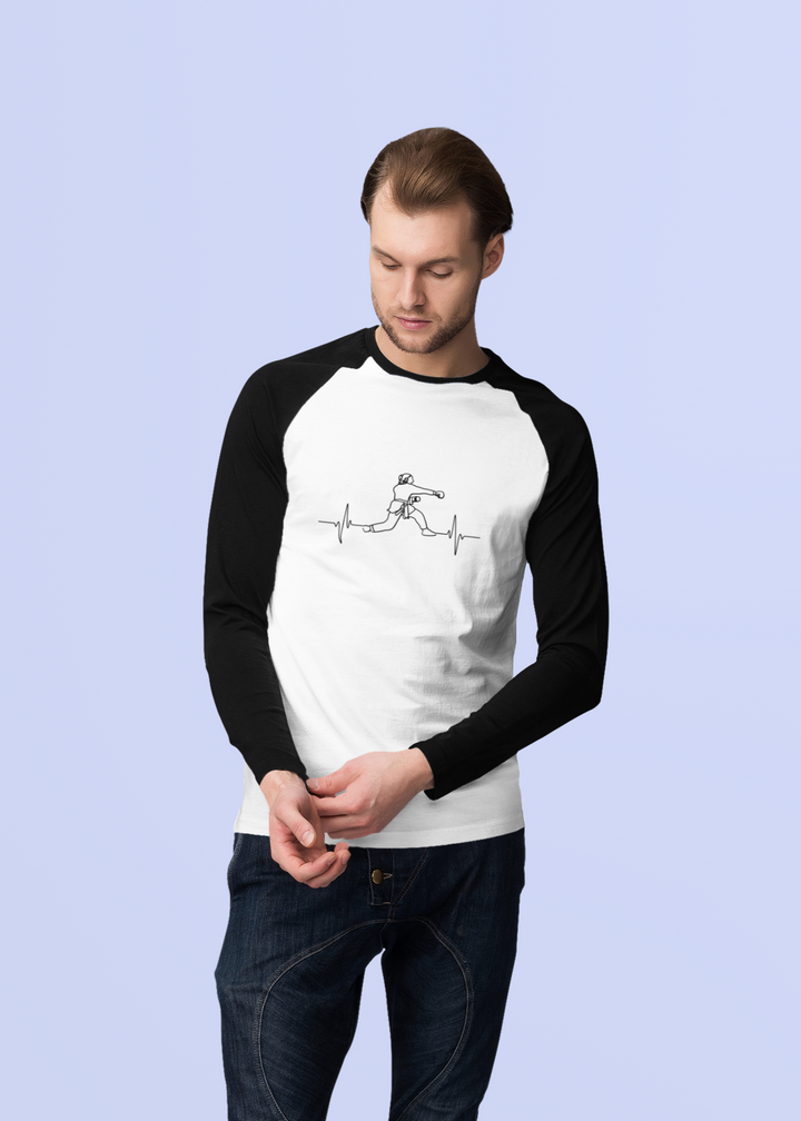 Karate Spirit Heartbeat Raglan T-Shirt