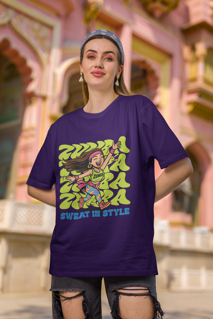 Zumba Sweat in Style - Women Oversized Classic T-Shirt