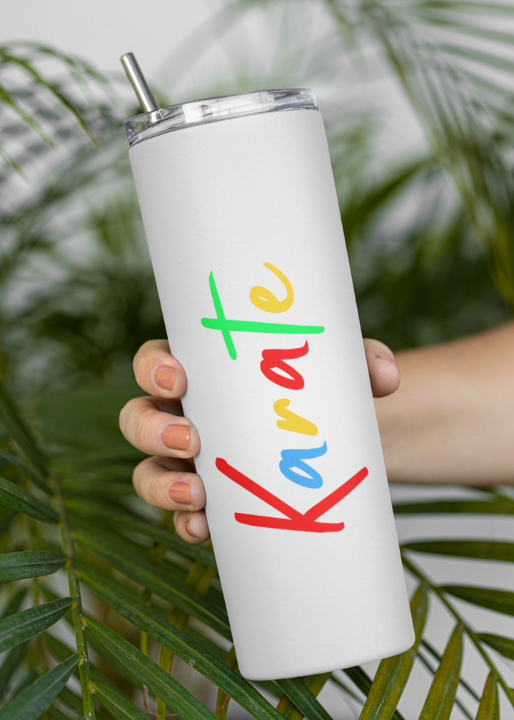 Karate Script Tumbler Bottle - 600 ml