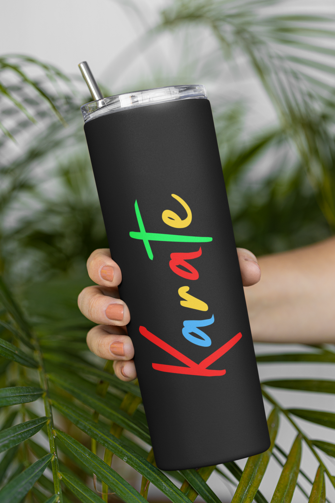 Karate Script Tumbler Bottle - 600 ml