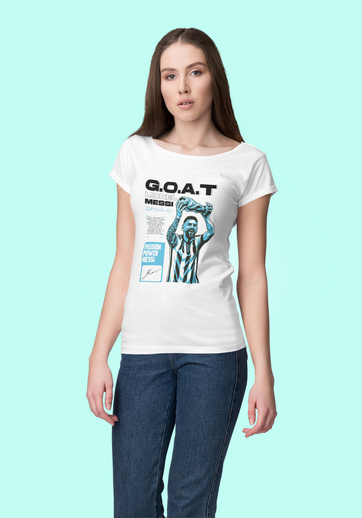 Lionel Messi “G.O.A.T” - Women's Classic T-Shirt