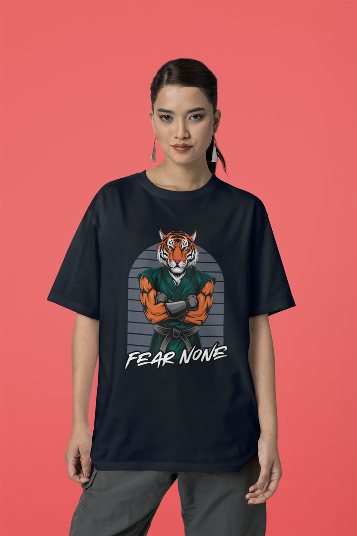 Fear None Terry Oversized T-Shirt