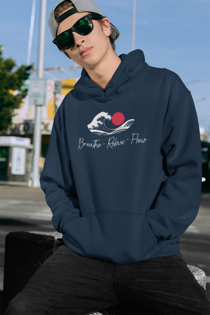 Breathe – Relax – Flow - Men Hoodie
