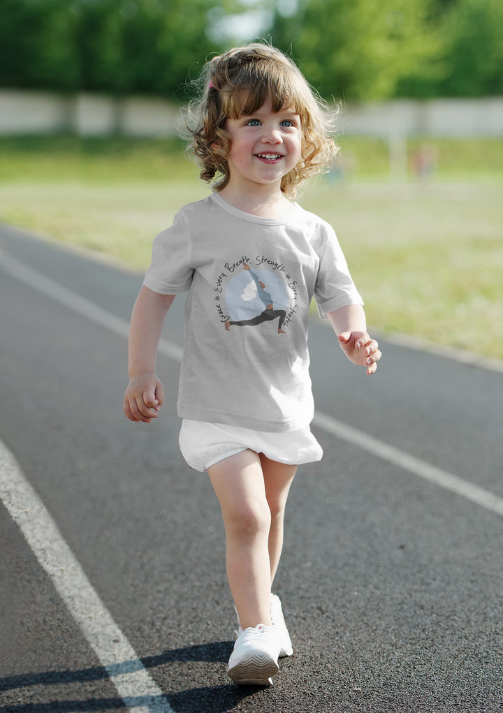 Stillness with Style - Girl's Crew Neck T-Shirt