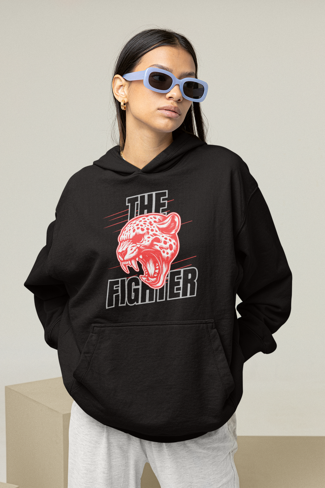 The Fierce Fighter Oversized Hoodie