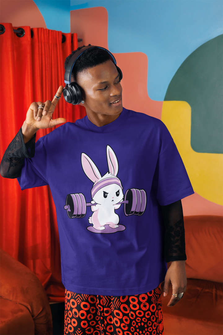 Gym Bunny - Men's Oversized Classic T-Shirt