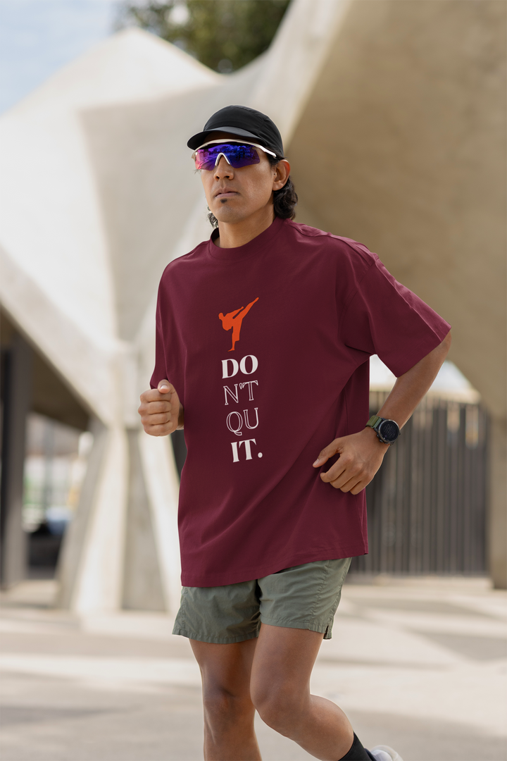 Don’t Quit Karate Oversized Classic T-Shirt