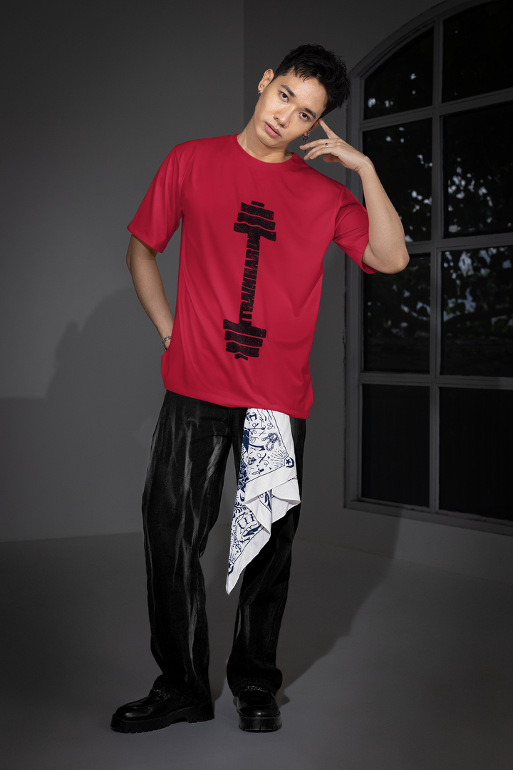 Train Hard - Men's Oversized Classic T-Shirt