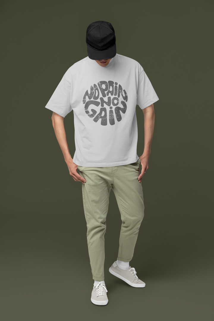 No Pain No Gain - Men's Oversized Classic T-Shirt