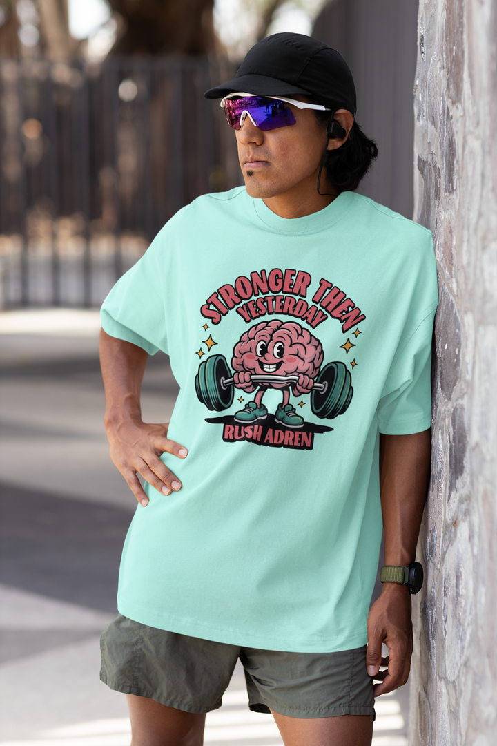 Stronger Than Yesterday Rush Adren Oversized T-Shirt